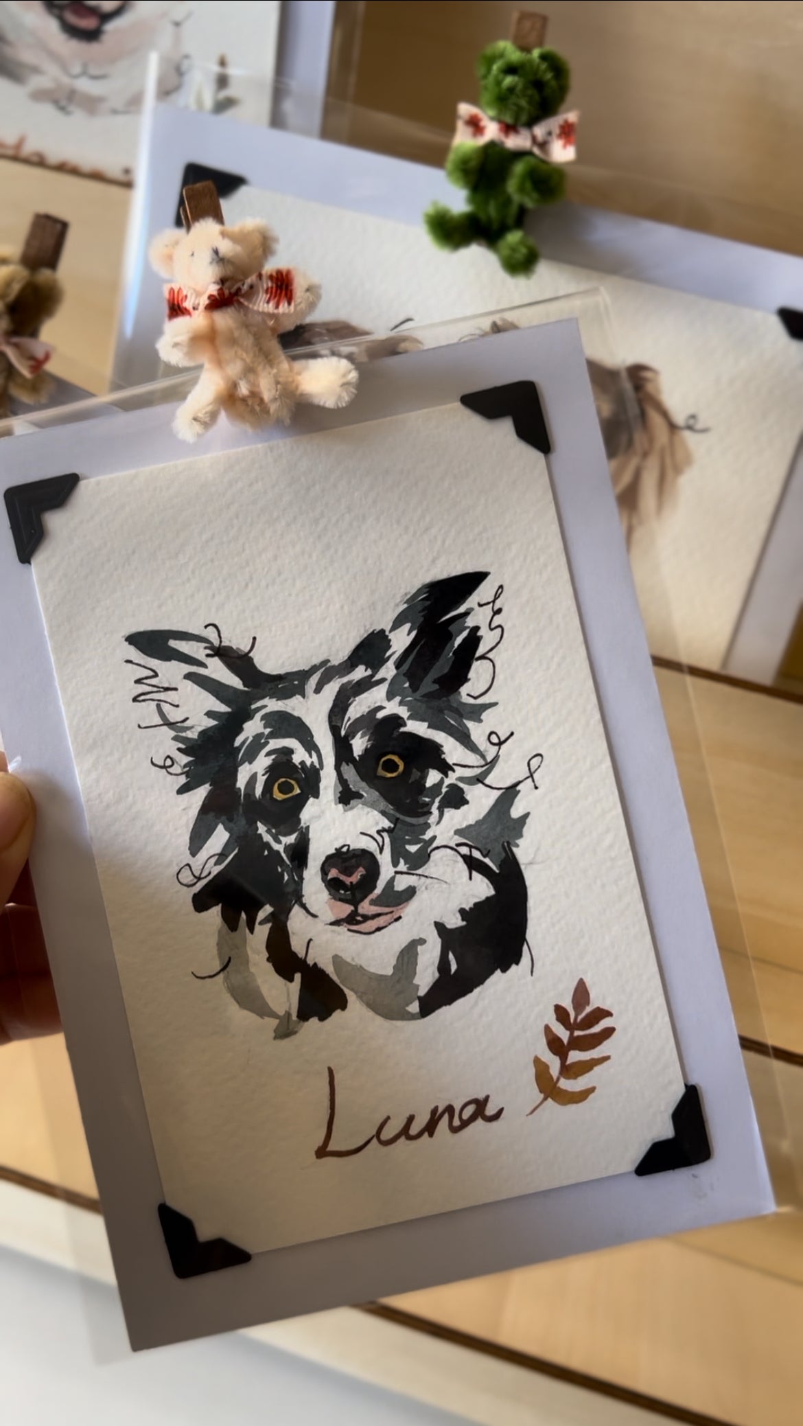 Pet Portraits - Watercolor 5" x 7"