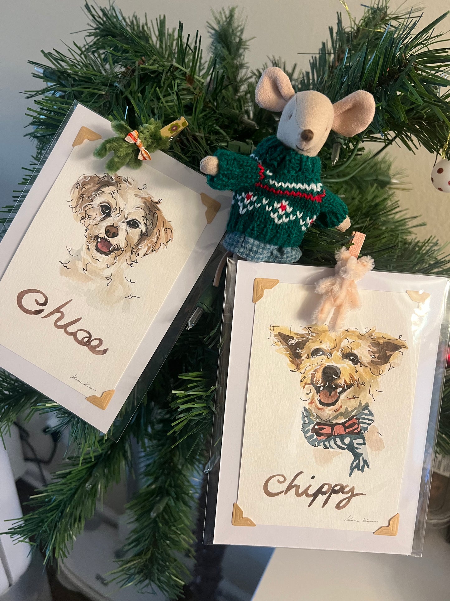Pet Portraits - Watercolor 5" x 7"
