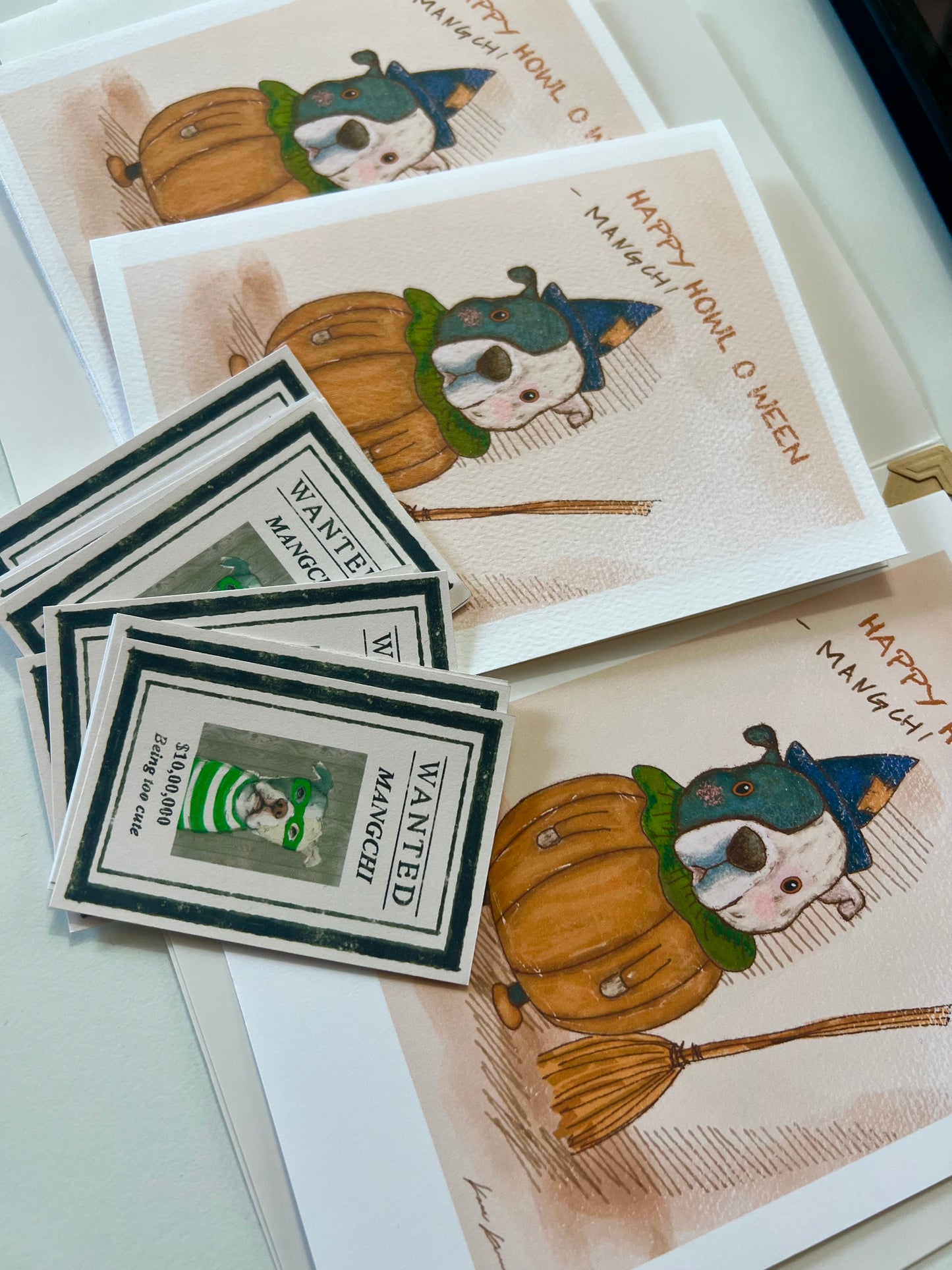 Howl-O- Ween Custom Art Print & Stickers