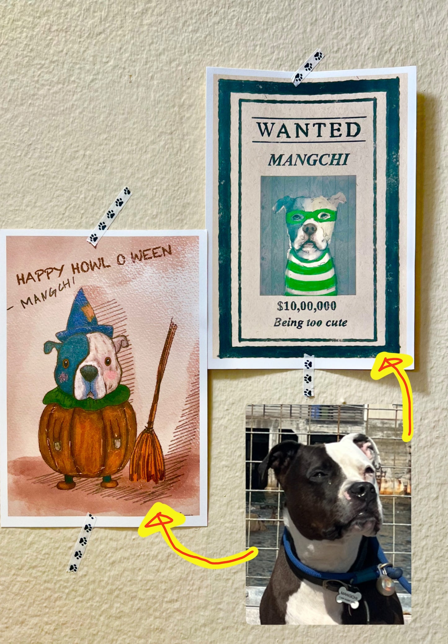 Howl-O- Ween Custom Art Print & Stickers