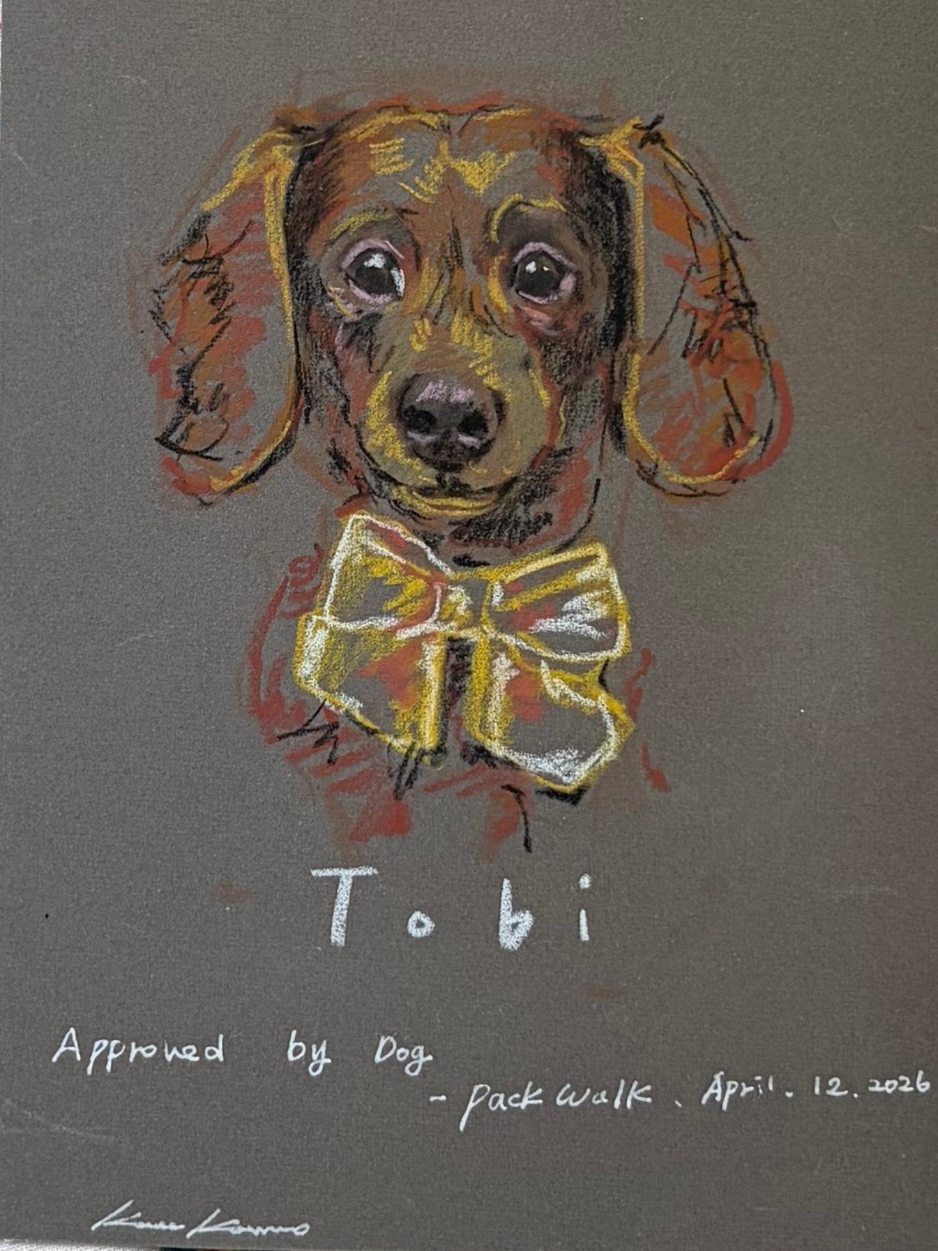 Live Pet Portrait /APPROVED BY DOG