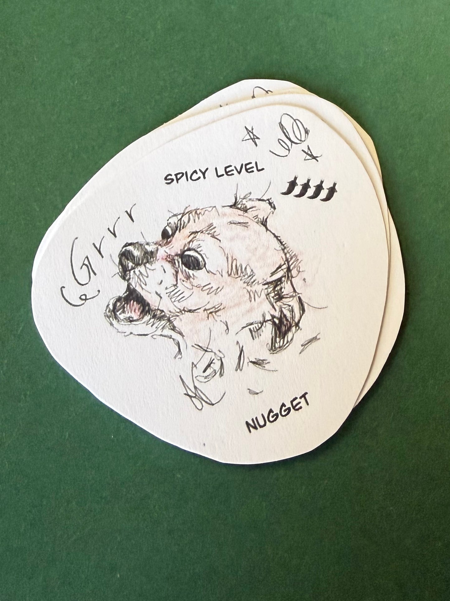 Messy Sketch Pet Portrait - Custom Stickers