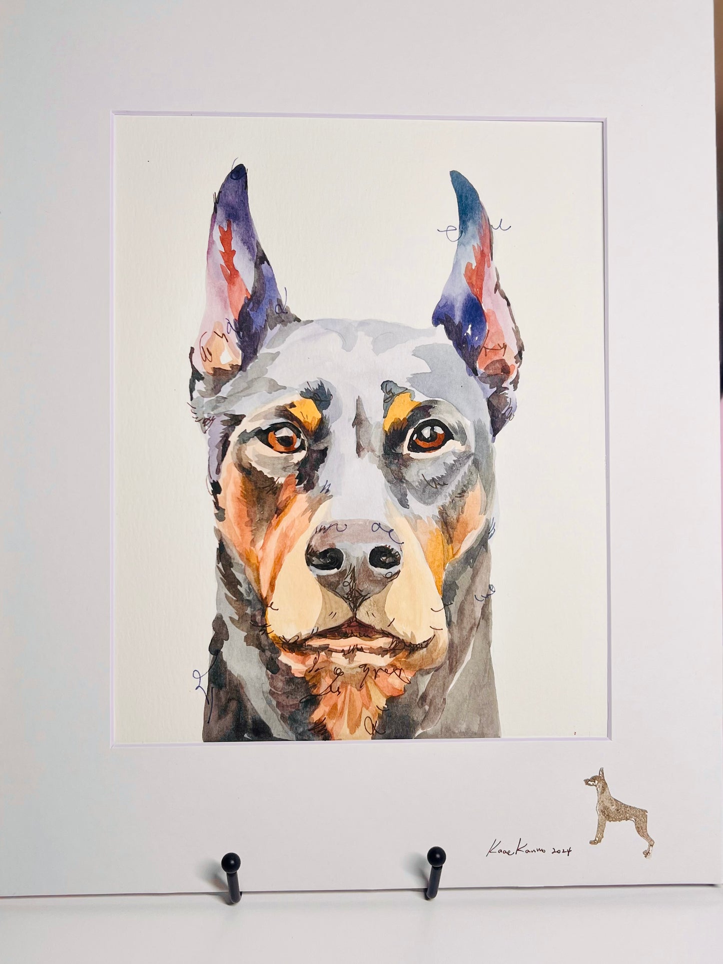 Pet Portait WATERCOLOR Painting